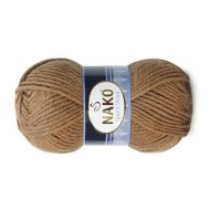 Włóczka SPORT WOOL 100g karmel 10126 . 25 % Wełna , 75% Akryl, Dł: 120 m