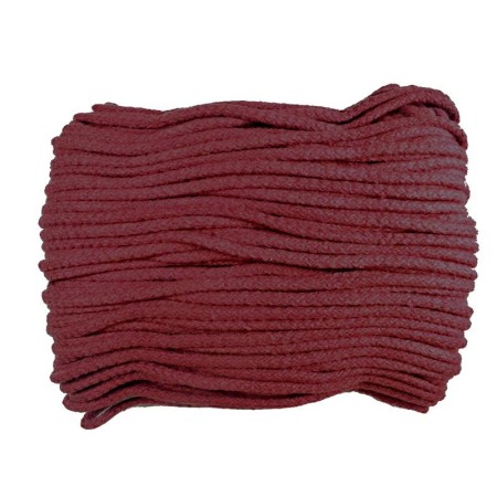 Sznurek bawełniany 5 mm  bordo .